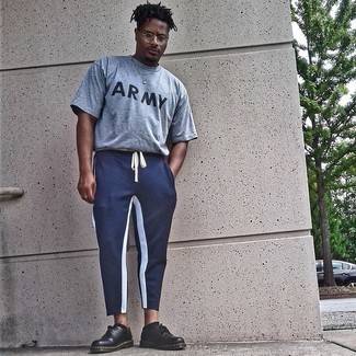 Какие туфли дерби носить с синими брюками чинос