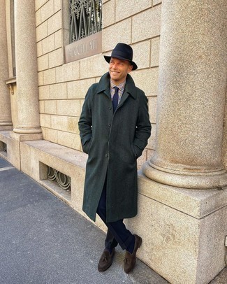 С чем носить синюю шляпу мужчине