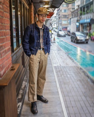 С чем носить синий кожаный ремень мужчине