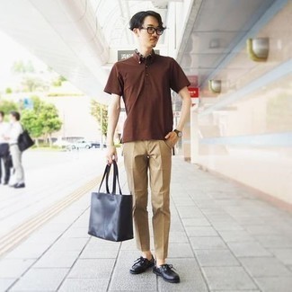 С чем носить синюю кожаную большую сумку мужчине