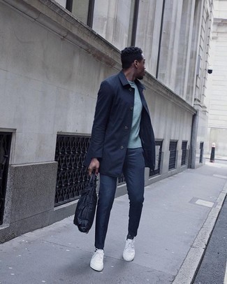 С чем носить синие носки в горошек мужчине