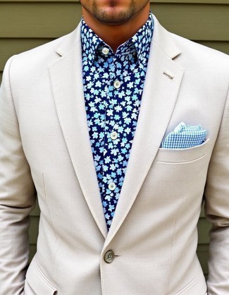 С чем носить синюю рубашку мужчине