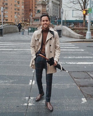 Какие ботинки челси носить с синим костюмом