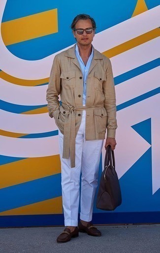 С чем носить синие солнцезащитные очки мужчине