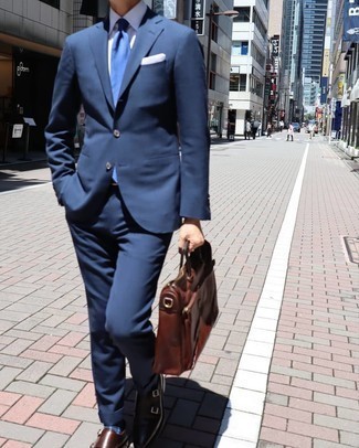 С чем носить синий галстук мужчине