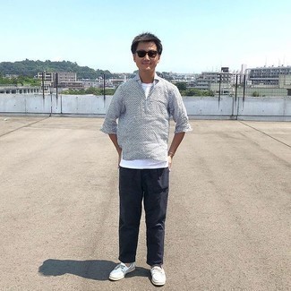 Как носить топсайдеры с брюками чинос