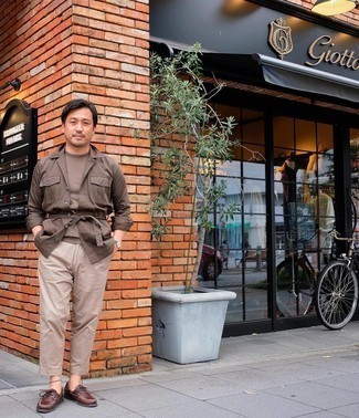 Как носить топсайдеры с брюками чинос