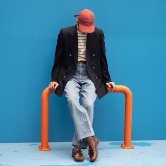 Как носить топсайдеры с джинсами