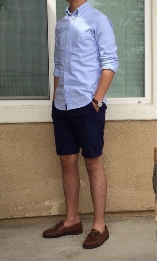 Как носить топсайдеры с шортами