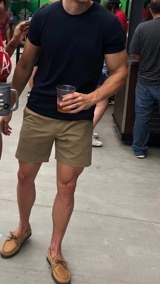 Как носить топсайдеры с шортами