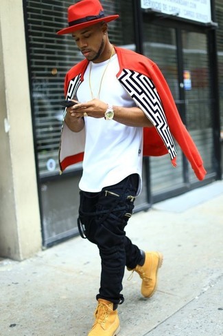 Как носить бомбер с рабочими ботинками мужчине