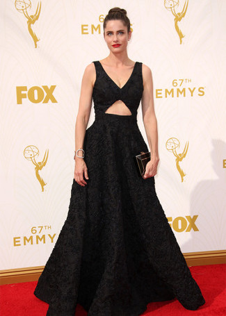 С чем носить платье из парчи