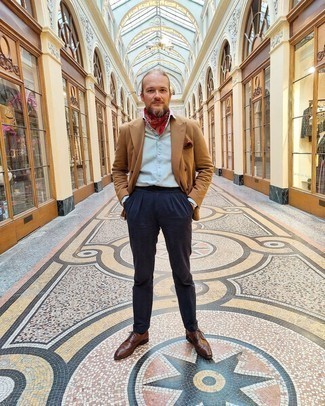 Как носить броги с пиджаком