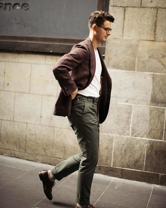 Как носить броги с футболкой с круглым вырезом