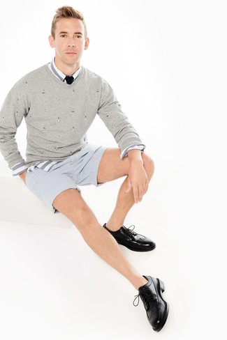 Как носить броги с шортами