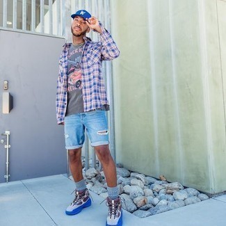 С чем носить коричневые кроссовки мужчине