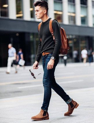 С чем носить коричневую сумку мужчине