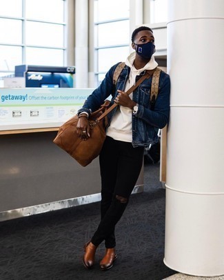 С чем носить коричневый браслет из бисера мужчине