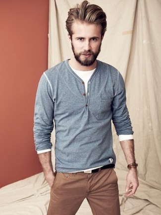 С чем носить коричневый браслет мужчине