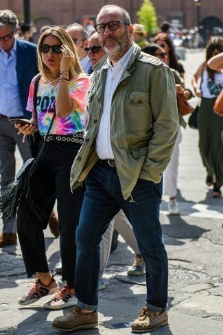 С чем носить коричневые топсайдеры из плотной ткани