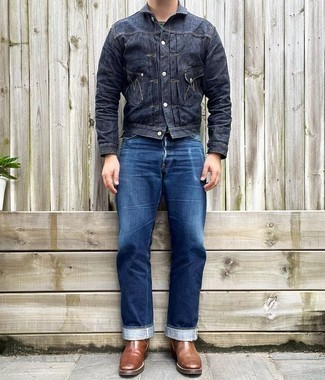 Какие джинсы носить с коричневыми ботинками челси мужчине