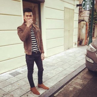 Какие джинсы носить с коричневыми ковбойскими сапогами мужчине