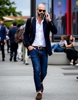 Какие пиджаки носить с коричневыми туфлями дерби