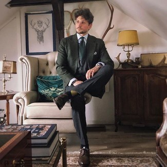 Какие пиджаки носить с коричневыми туфлями дерби