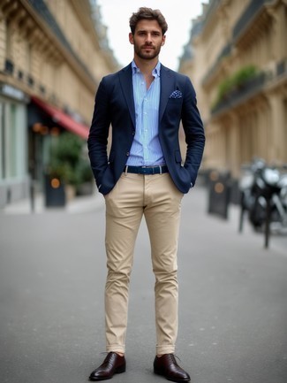 С чем носить коричневые туфли дерби