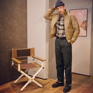 Какие бомберы носить с коричневыми ботинками дезертами