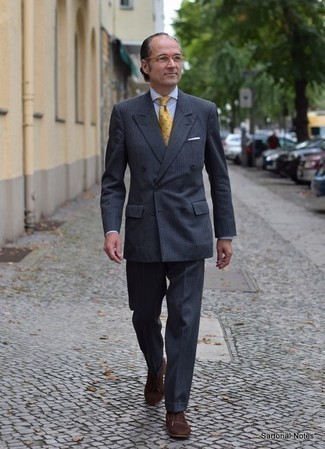 Какие костюмы носить с коричневыми ботинками дезертами