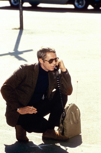 Какие ботинки дезерты носить с коричневыми классическими брюками