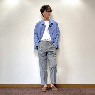 С чем носить коричневые эспадрильи мужчине