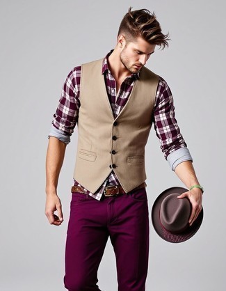 С чем носить коричневый кожаный ремень мужчине