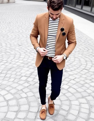 С чем носить коричневый кожаный ремень мужчине