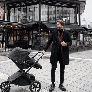 Какие водолазки носить с коричневой рубашкой с длинным рукавом мужчине