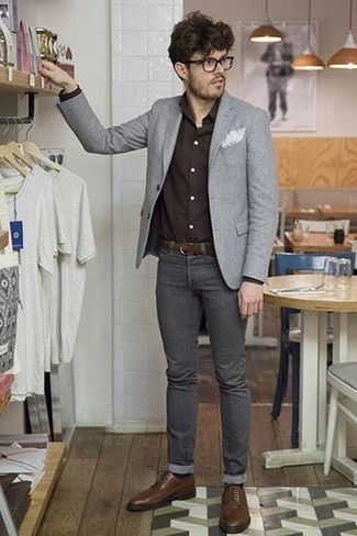 С чем носить коричневый замшевый ремень мужчине