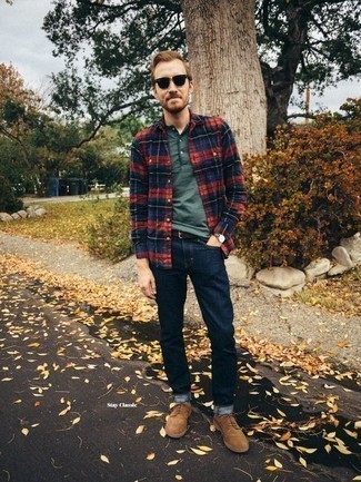 С чем носить коричневый замшевый ремень мужчине