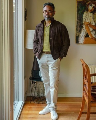 С чем носить коричневый замшевый ремень мужчине