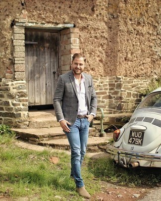 С чем носить коричневый замшевый ремень мужчине