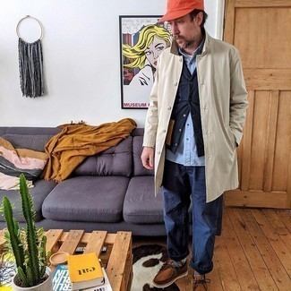 С чем носить коричневые замшевые ботинки дезерты