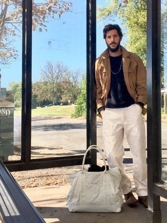 С чем носить коричневые замшевые ботинки дезерты