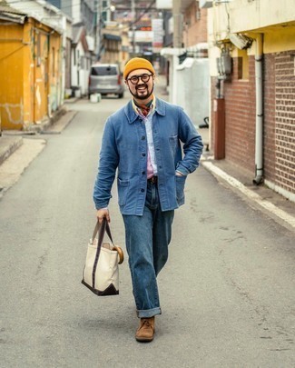 С чем носить коричневые замшевые ботинки дезерты