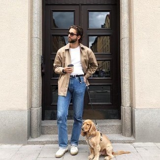 С чем носить коричневые солнцезащитные очки мужчине