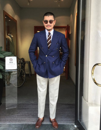 С чем носить коричневые солнцезащитные очки мужчине