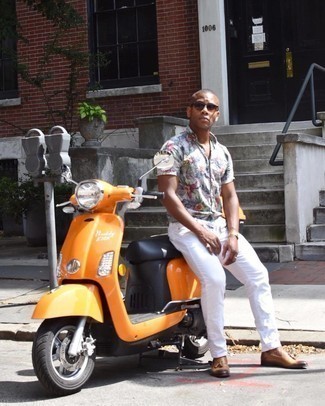 С чем носить коричневые солнцезащитные очки мужчине