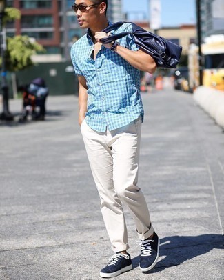 С чем носить коричневые солнцезащитные очки мужчине