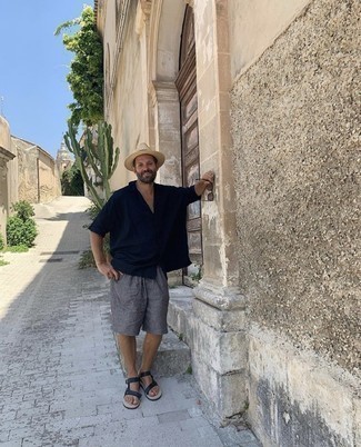 С чем носить коричневые солнцезащитные очки мужчине