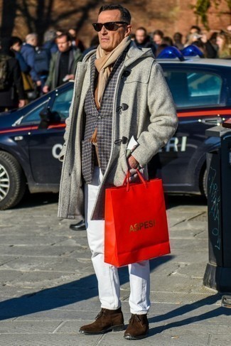 Какие ботинки дезерты носить с коричневой водолазкой