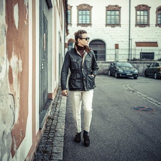 Какие монки носить с коричневой водолазкой